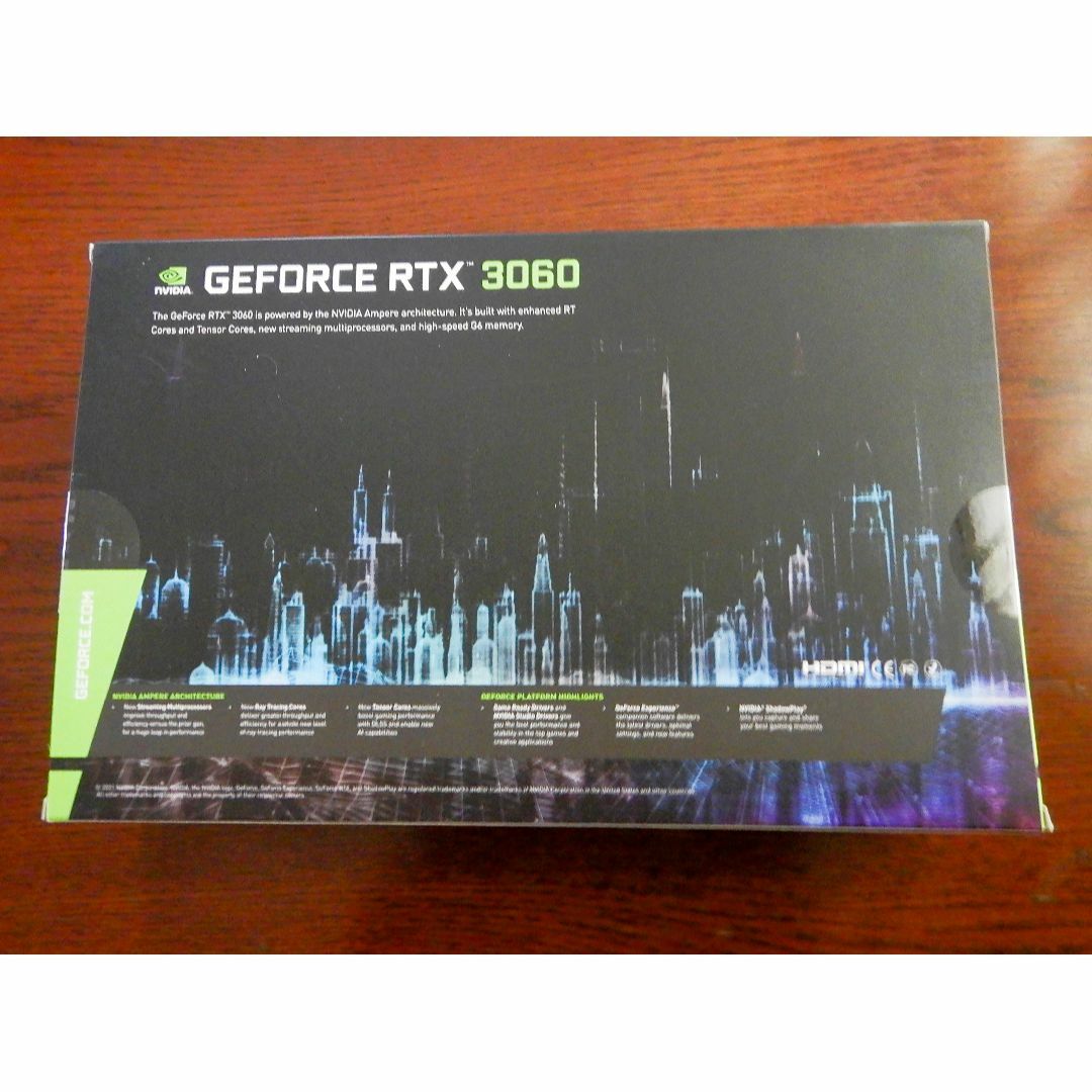 玄人志向(クロウトシコウ)の玄人志向 NVIDIA GeForce RTX3060 搭載 グラフィックボード スマホ/家電/カメラのPC/タブレット(PCパーツ)の商品写真