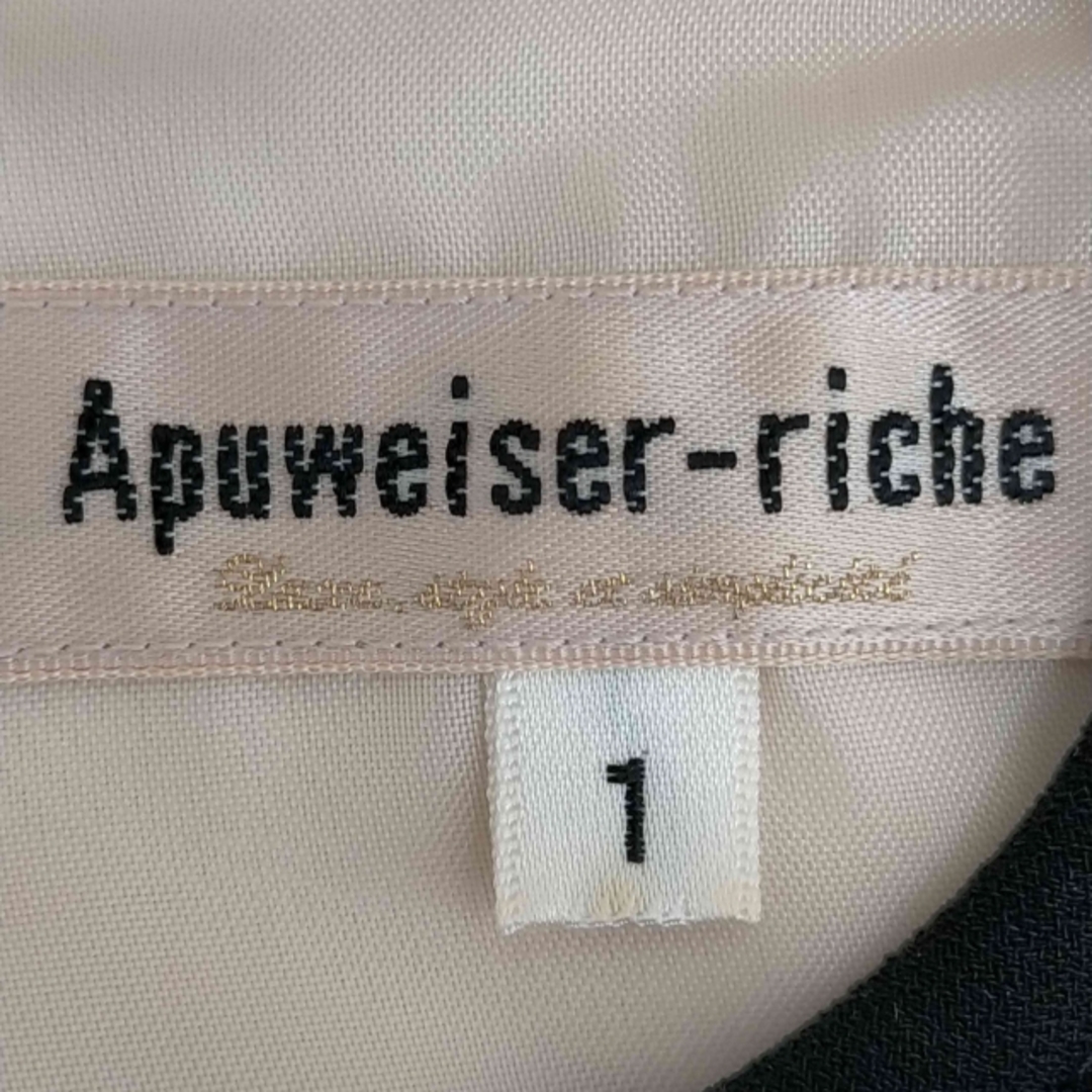 Apuweiser-riche(アプワイザーリッシェ)のApuweiser riche(アプワイザーリッシェ) 配色ラインワンピース レディースのワンピース(その他)の商品写真