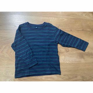 ユニクロ(UNIQLO)のUNIQLO ボーダーロンT 110センチ(Tシャツ/カットソー)