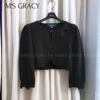 エムズグレイシー(M'S GRACY)のM'S GRACY*Instagram掲載*おリボンボレロ(ボレロ)