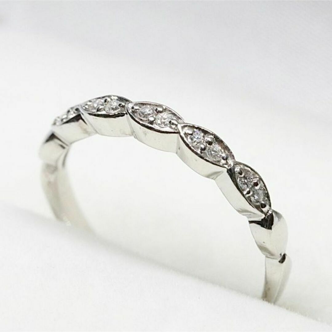 ヴァンドーム青山 pt950 ハーフエタニティ リング プラチナ ダイヤ レディースのアクセサリー(リング(指輪))の商品写真