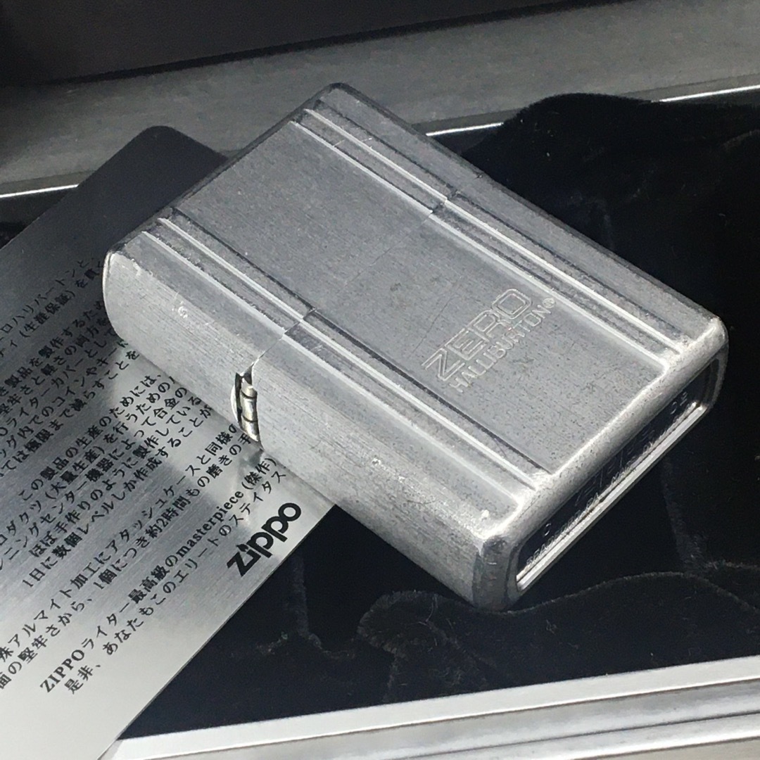 ZIPPO 肉厚合金ケース ZERO HALLIBURTON ゼロハリバートン