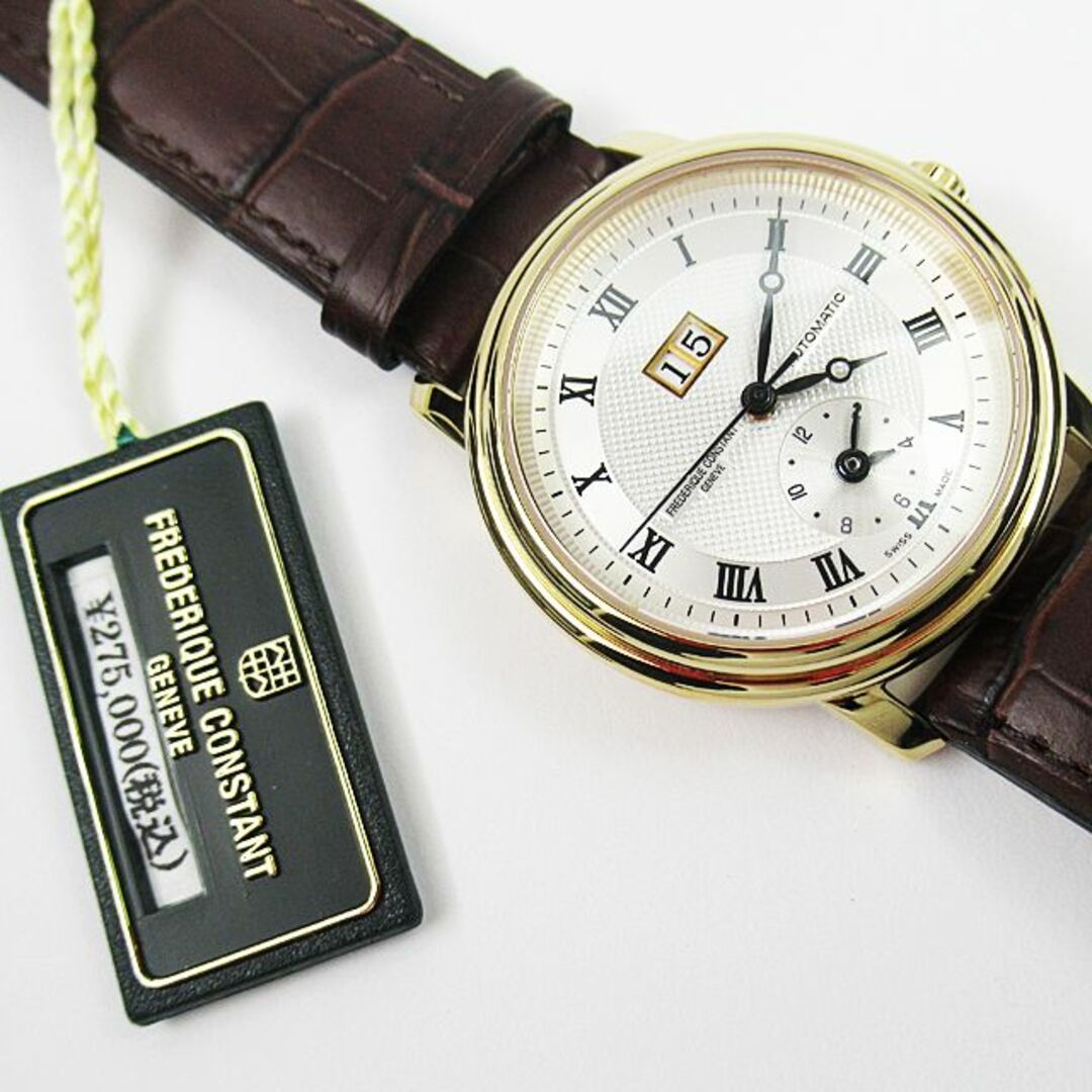 FREDERIQUE CONSTANT(フレデリックコンスタント)の新品☆フレデリックコンスタント ビッグデイト・デュアルタイム自動巻き メンズの時計(腕時計(アナログ))の商品写真