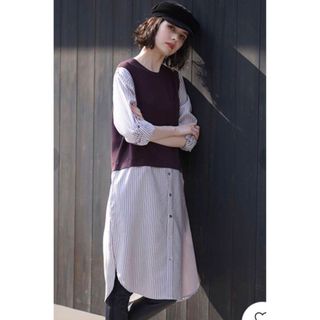 MAYSON GREY - メイソングレイ　ニットシャツコンビOP ¥18,700