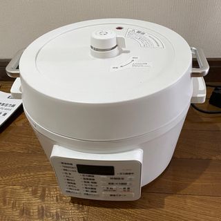 アイリスオーヤマ(アイリスオーヤマ)のIRIS 電気圧力鍋 4.0L ホワイト PC-MA4-W  中古(その他)