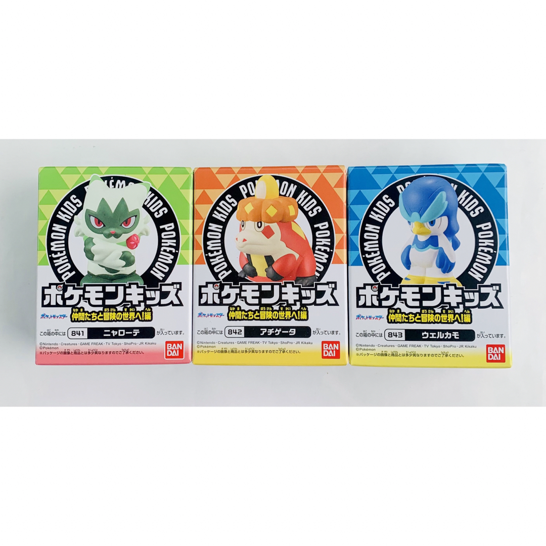 ポケモン(ポケモン)のポケモンキッズ ニャローテ アチゲータ ウェルカモ エンタメ/ホビーのおもちゃ/ぬいぐるみ(キャラクターグッズ)の商品写真