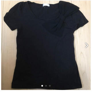 フェルゥ(Feroux)の美品 フェルゥ 黒Tシャツ(Tシャツ(半袖/袖なし))