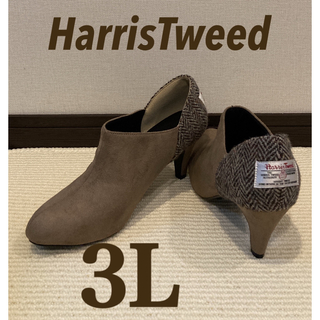 Harris Tweed - HarrisTweed ブーツブーティ 3L グレージュ