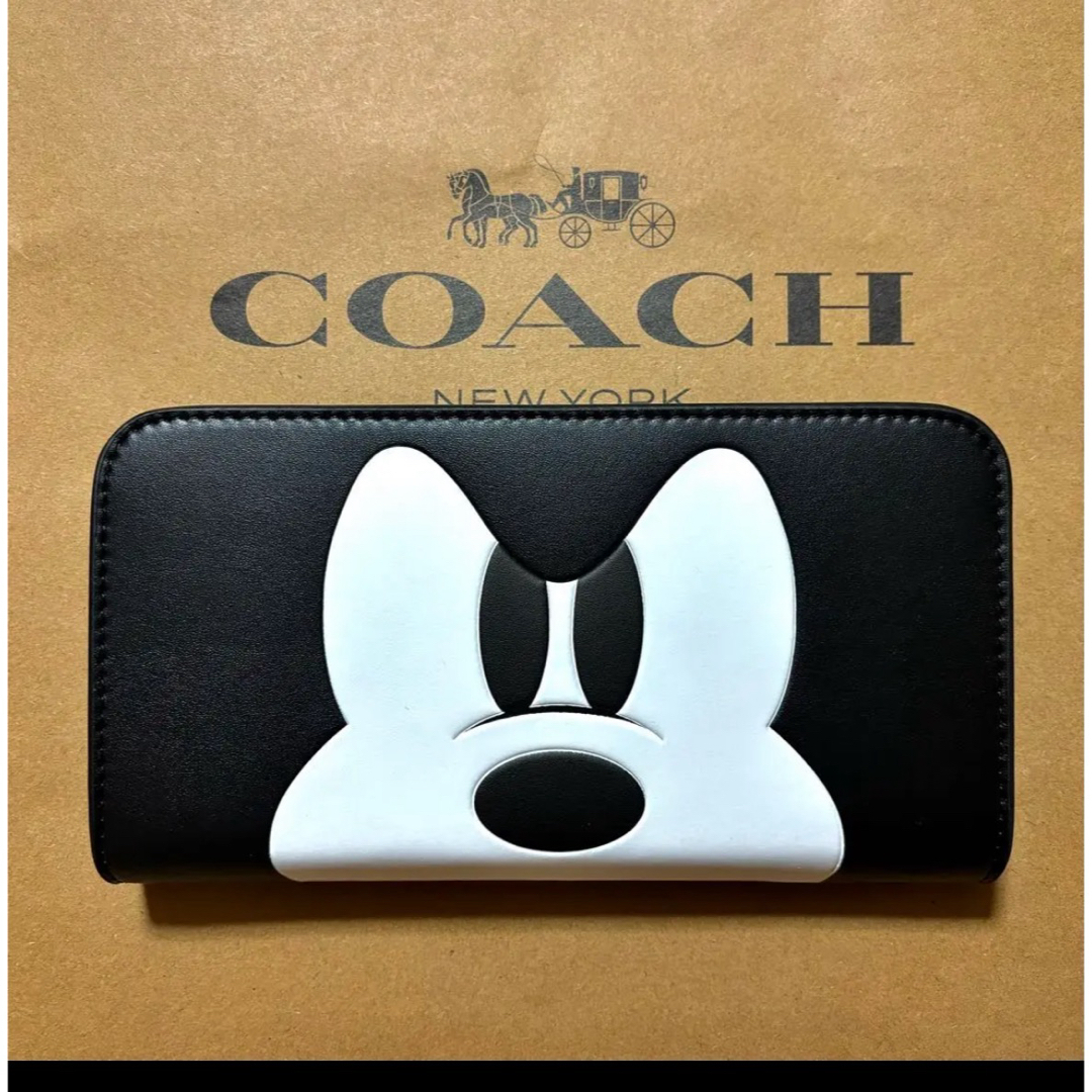 COACH(コーチ)のコーチ　ディズニーコラボ　ミッキー　長財布　怒り顔 レディースのファッション小物(財布)の商品写真