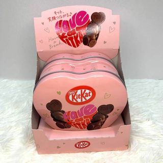 ネスレ(Nestle)の【新品】キットカット ハートフルベア  ハート缶 2個セット(菓子/デザート)