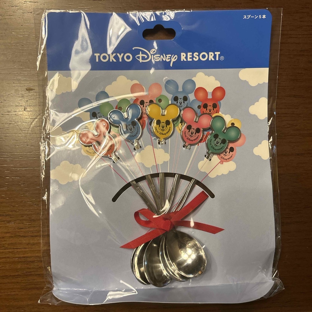 Disney(ディズニー)のTOKYO DISNEY RESORTスプーン5本セット エンタメ/ホビーのおもちゃ/ぬいぐるみ(キャラクターグッズ)の商品写真