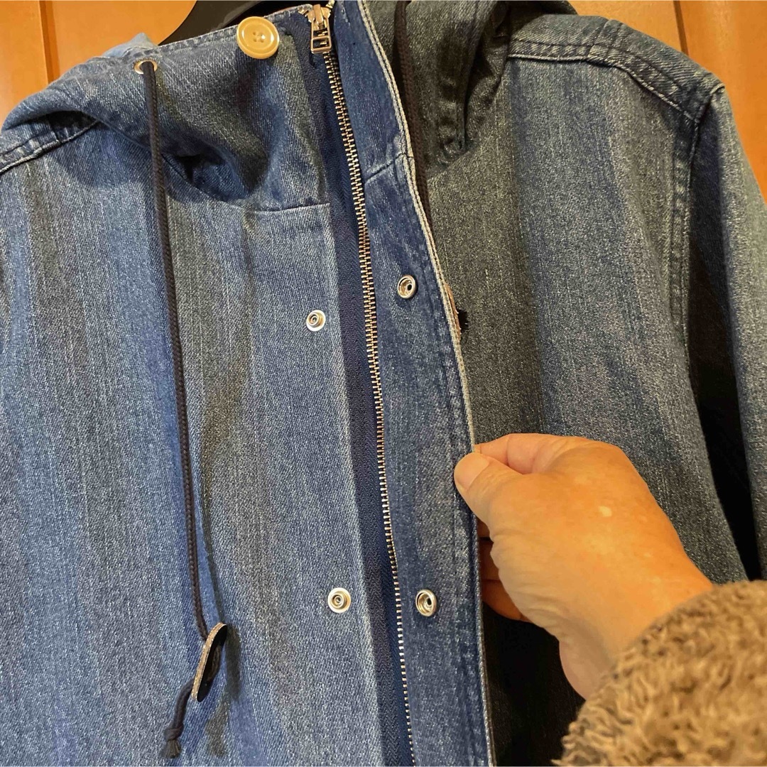 M＆S(エムアンドエス)のM&Sジーンズパーカーコート メンズのジャケット/アウター(モッズコート)の商品写真