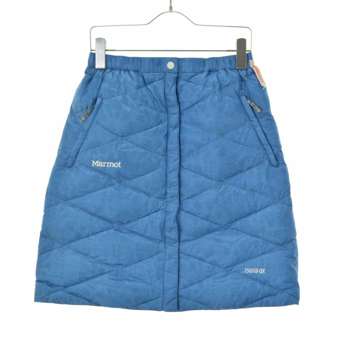 【Marmot】W's TRANS QUIX DOWN SKIRTブルー系コンディション