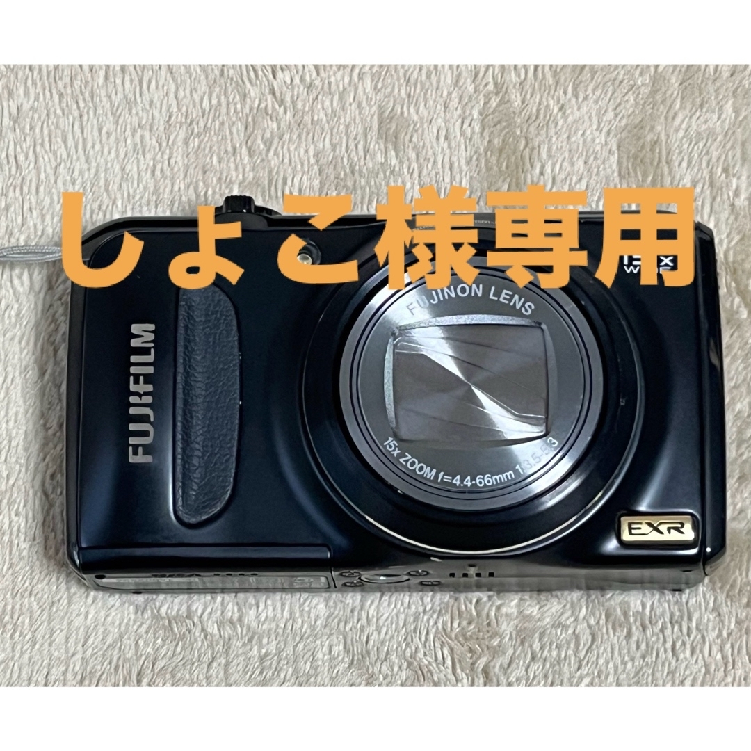 富士フイルム(フジフイルム)の富士フイルム　デジタルカメラ　FINEPIX F300EXR ブラック  スマホ/家電/カメラのカメラ(コンパクトデジタルカメラ)の商品写真