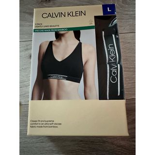 カルバンクライン(Calvin Klein)のカルバンクライン　スポーツブラ　2枚セット！！Lサイズ(ブラ)