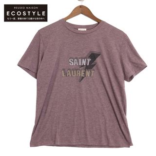 サンローラン(Saint Laurent)のサンローランパリ 498786 ロゴプリント Tシャツ XS(タイツ/ストッキング)