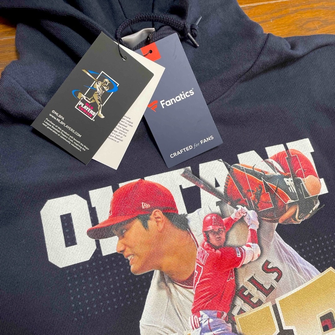 MLB(メジャーリーグベースボール)のOHTANI Anaheim Angels 2023y MVP HOODE メンズのトップス(パーカー)の商品写真