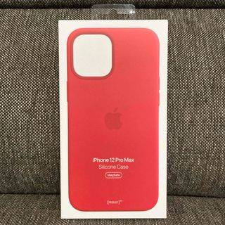 アップル(Apple)のApple純正 iPhone 12 Pro Max シリコンケース レッド 新品(iPhoneケース)