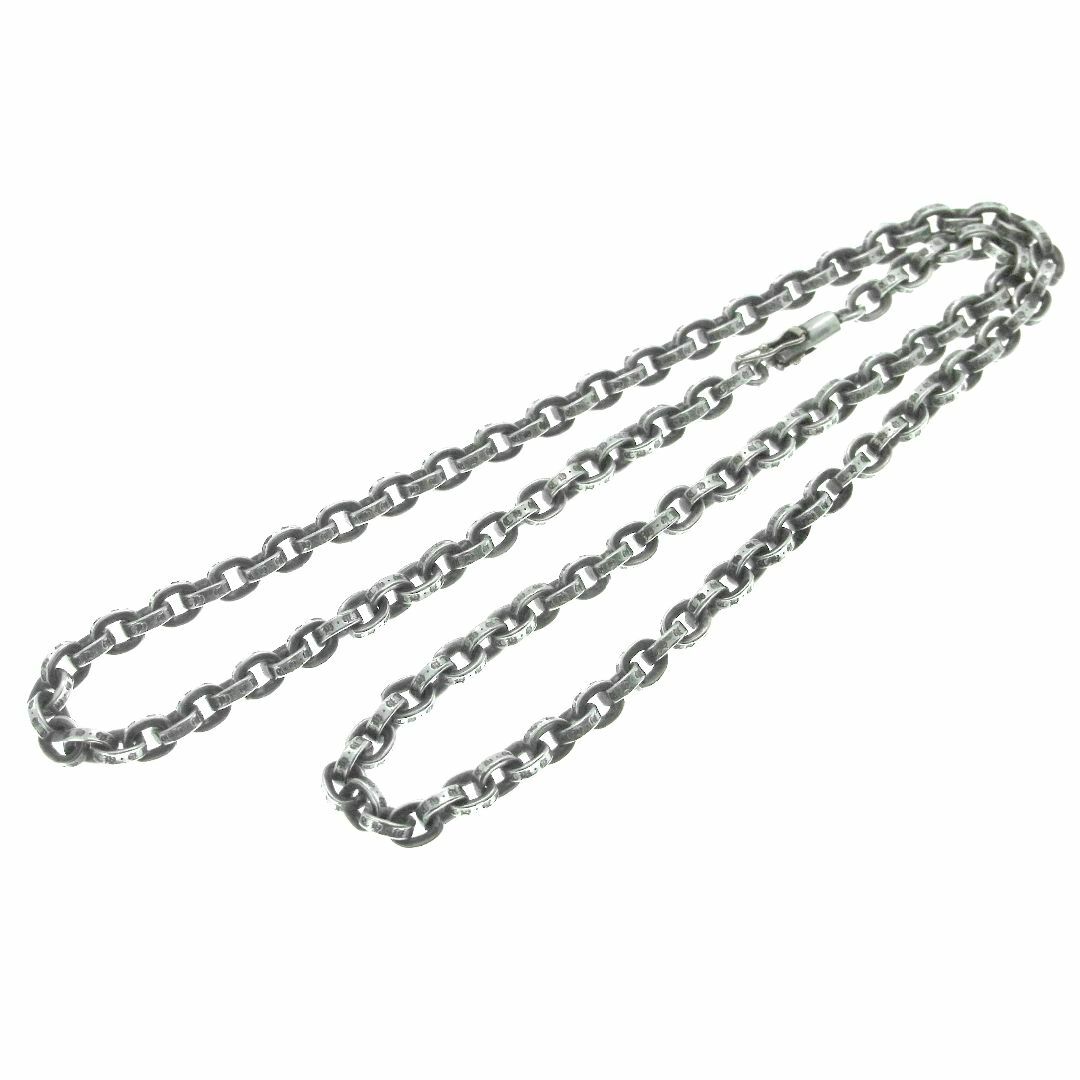 535cm重さクロムハーツ CHROME HEARTS ■ 【 PAPER CHAIN 20 】 シルバー ペーパーチェーン ネックレス 31161