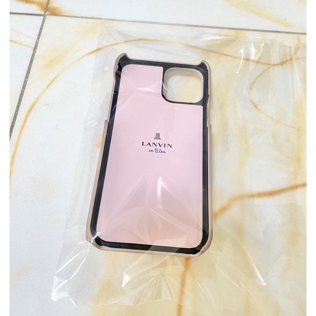 LANVIN en Bleu(ランバンオンブルー)の【LANVIN】 iPhoneケース　12pro ピンク スマホ/家電/カメラのスマホアクセサリー(iPhoneケース)の商品写真