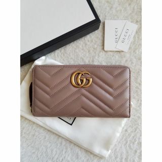 グッチ(Gucci)の国内完売 GUCCI グッチ GGマーモント キルティング ジップ ウォレット(財布)