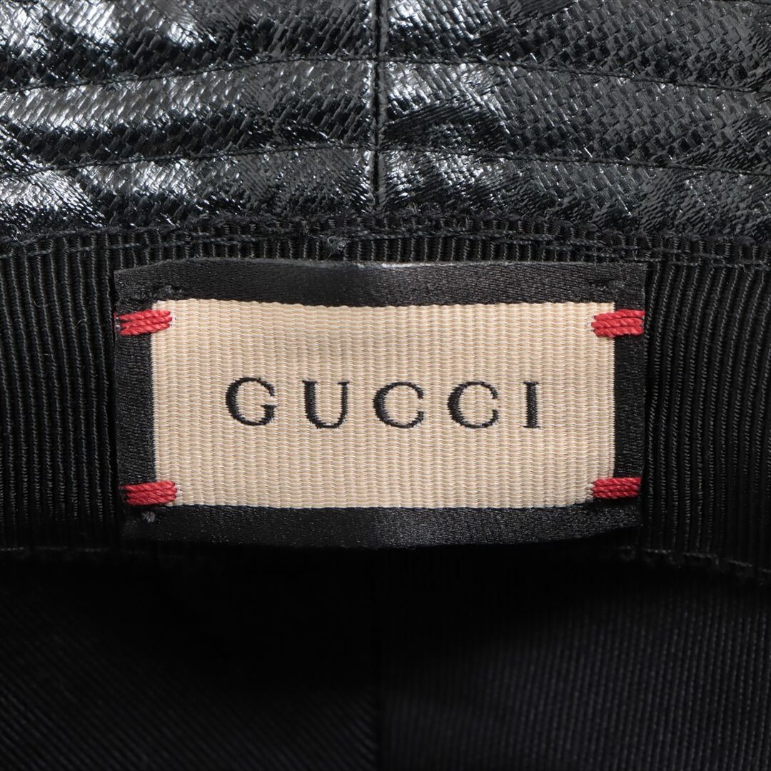 Gucci(グッチ)のグッチ  コットン×レーヨン×ナイロン  ブラック レディース ハット レディースの帽子(ハット)の商品写真