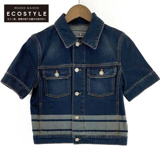 クリスチャンディオール 【美品/国内正規】322V29A3394 DENIM COUTURE ショートスリーブ デニム F:36