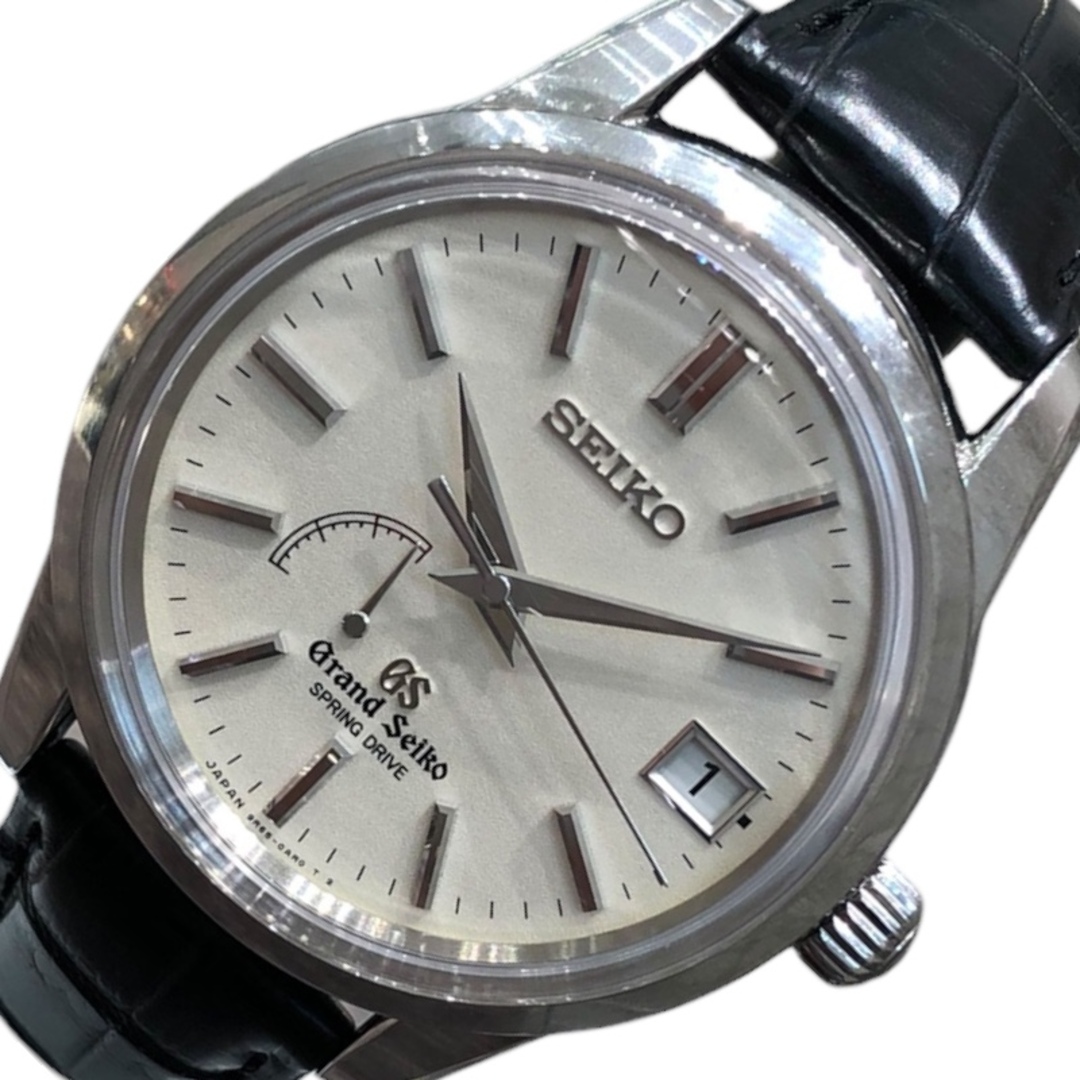 約483mmケース厚みセイコー SEIKO エレガンスコレクション スプリングドライブ SBGA057 ホワイト SS メンズ 腕時計