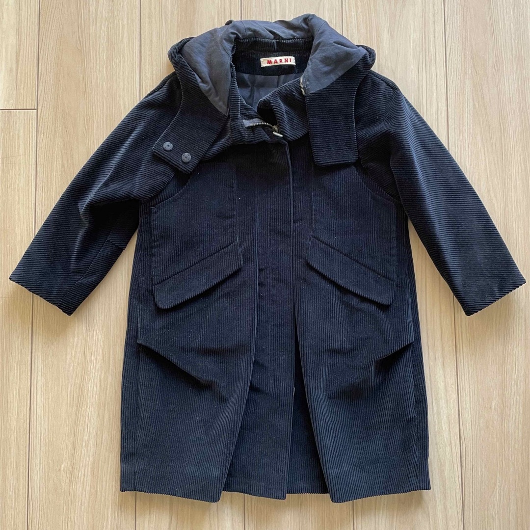 Marni(マルニ)のMARNI フード付きコート キッズ/ベビー/マタニティのキッズ服女の子用(90cm~)(コート)の商品写真