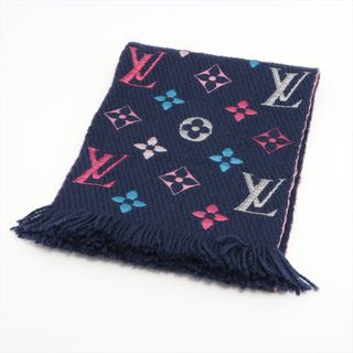 ルイヴィトン(LOUIS VUITTON)のヴィトン エシャルプ ロゴマニア ウール×シルク  ピンク レディース そ(その他)