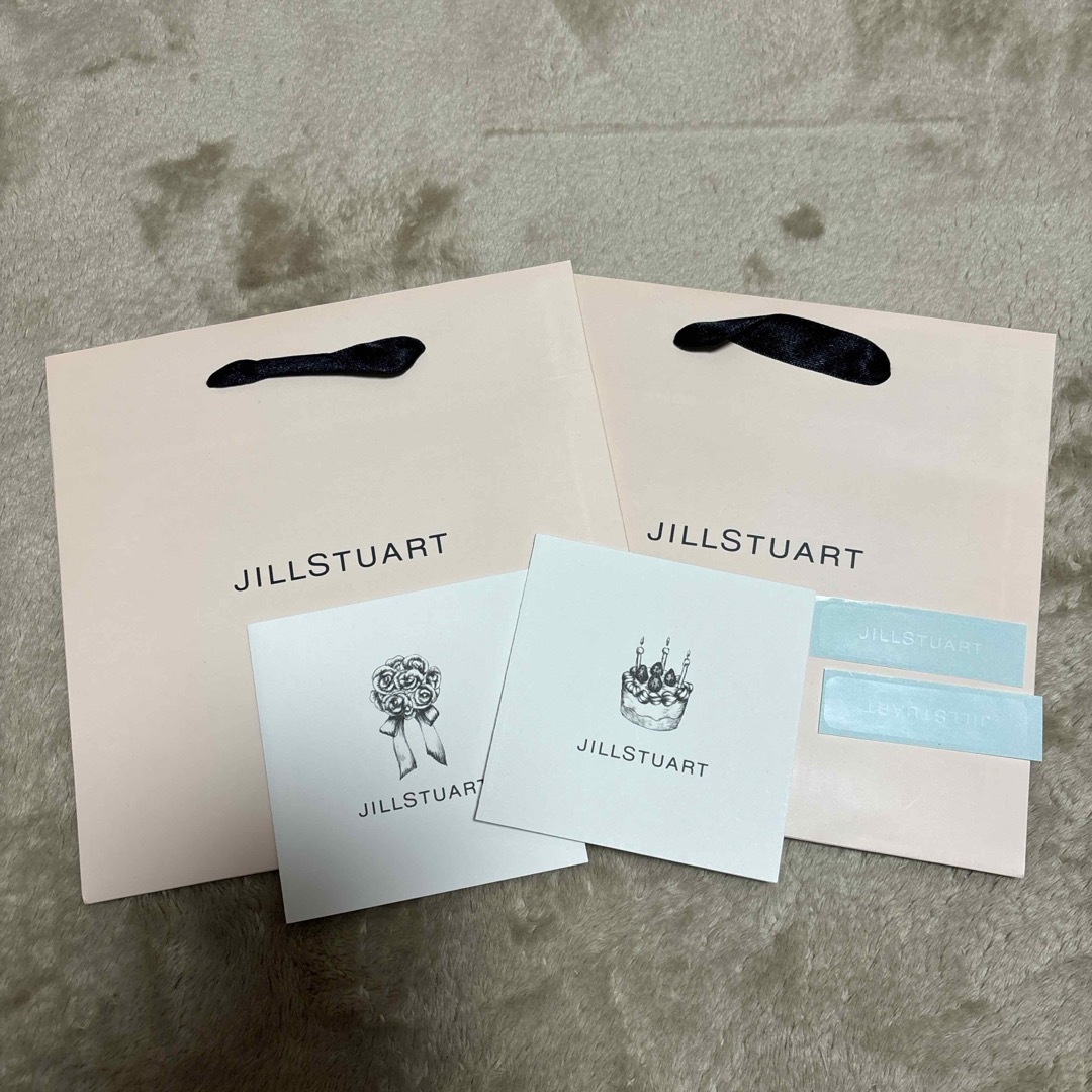 JILLSTUART(ジルスチュアート)のジルスチュアート　ショッパー+メッセージカード レディースのバッグ(ショップ袋)の商品写真