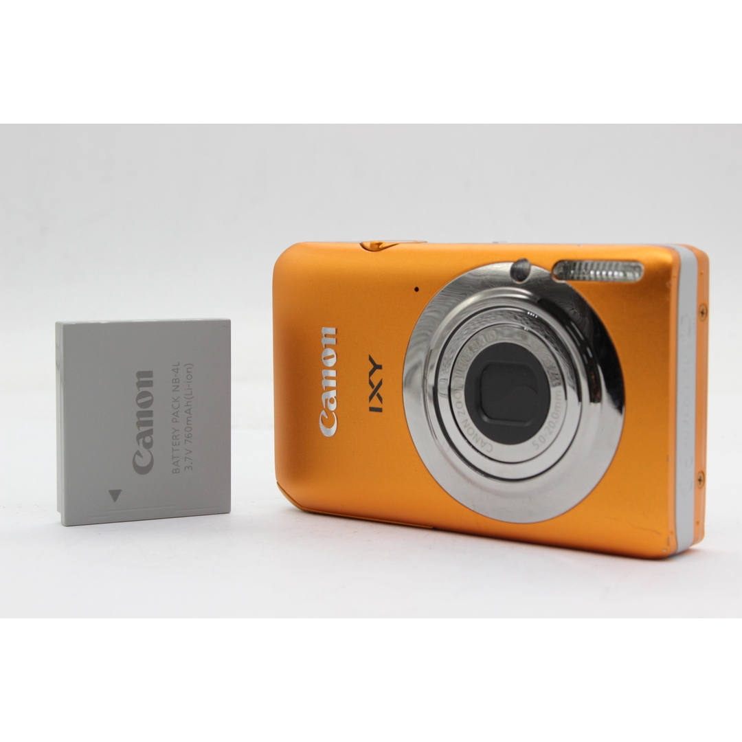 canon IXY 210F オレンジ コンパクトデジタルカメラ簡易清掃アルコール
