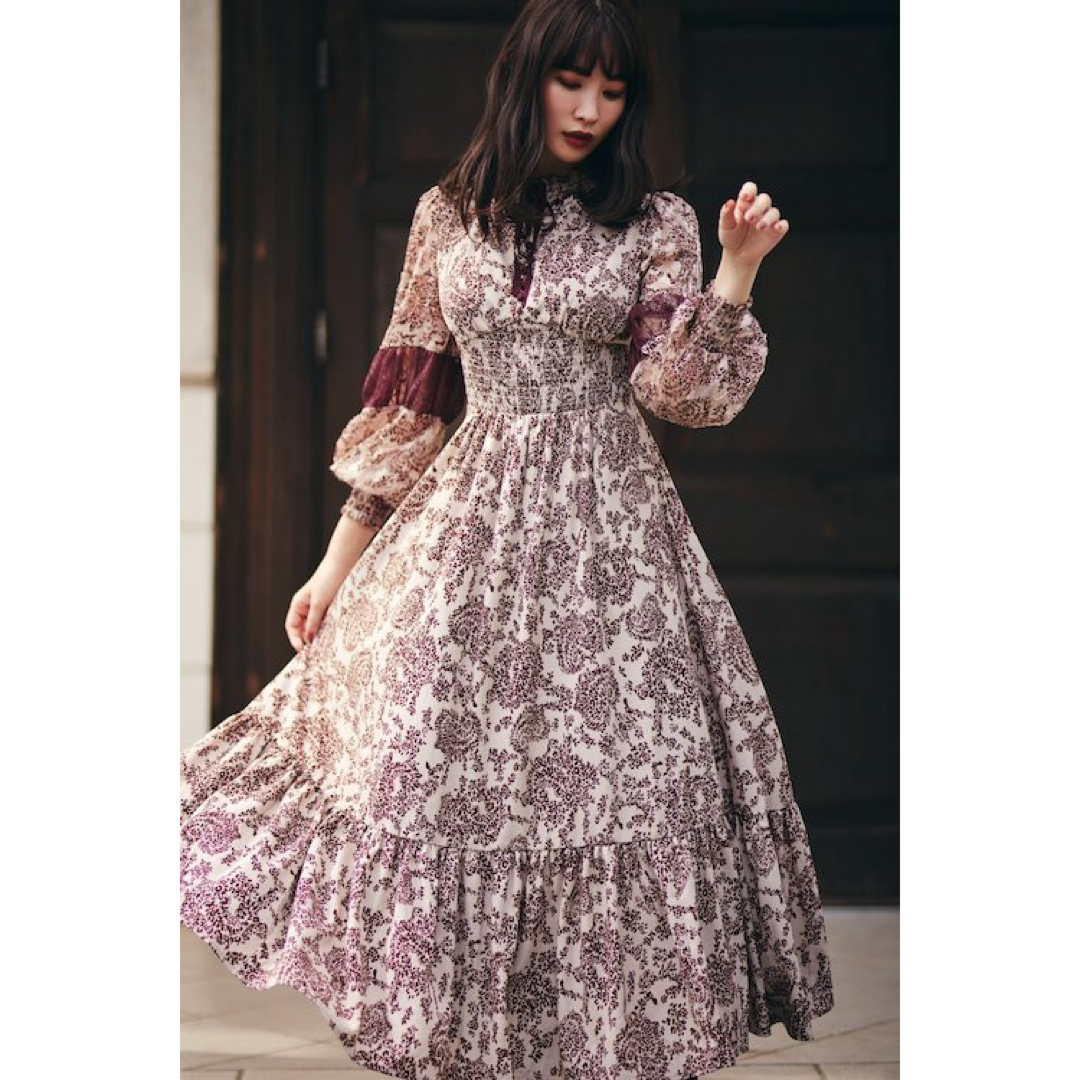 Her lip to - Herlipto Winter Floral Long-sleeve Dressの通販 by ...