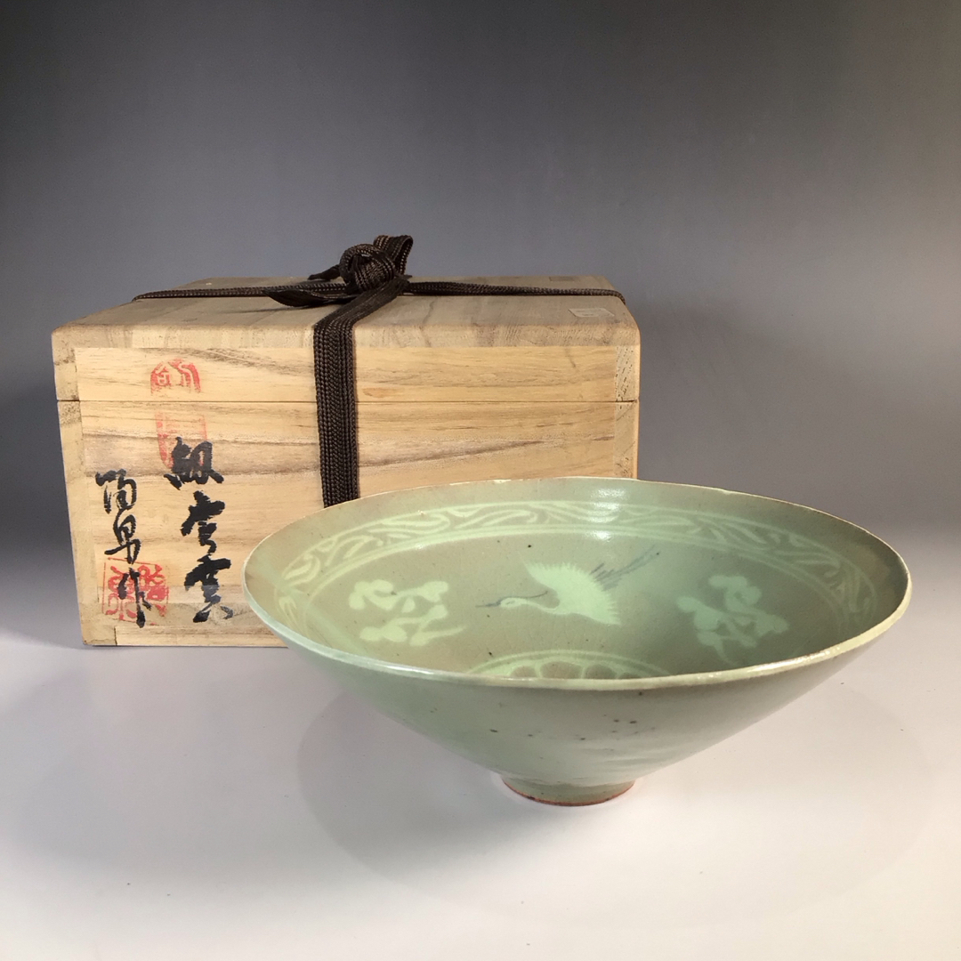 抹茶茶碗 青磁 高麗青磁 抹茶碗 平茶碗 雲鶴紋 茶道具 茶道道具 茶道 抹茶茶碗 青磁 高麗青磁 抹茶碗 平茶碗 雲鶴紋 茶道具 茶道道具 茶道