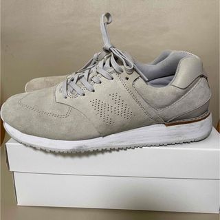 ニューバランス(New Balance)のNew Balance 745 グレー スエード 厚底(スニーカー)