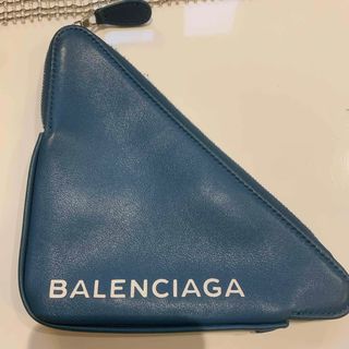 バレンシアガバッグ(BALENCIAGA BAG)の本日削除‼️正規品バレンシアガ トライアングルミニポーチ(ポーチ)