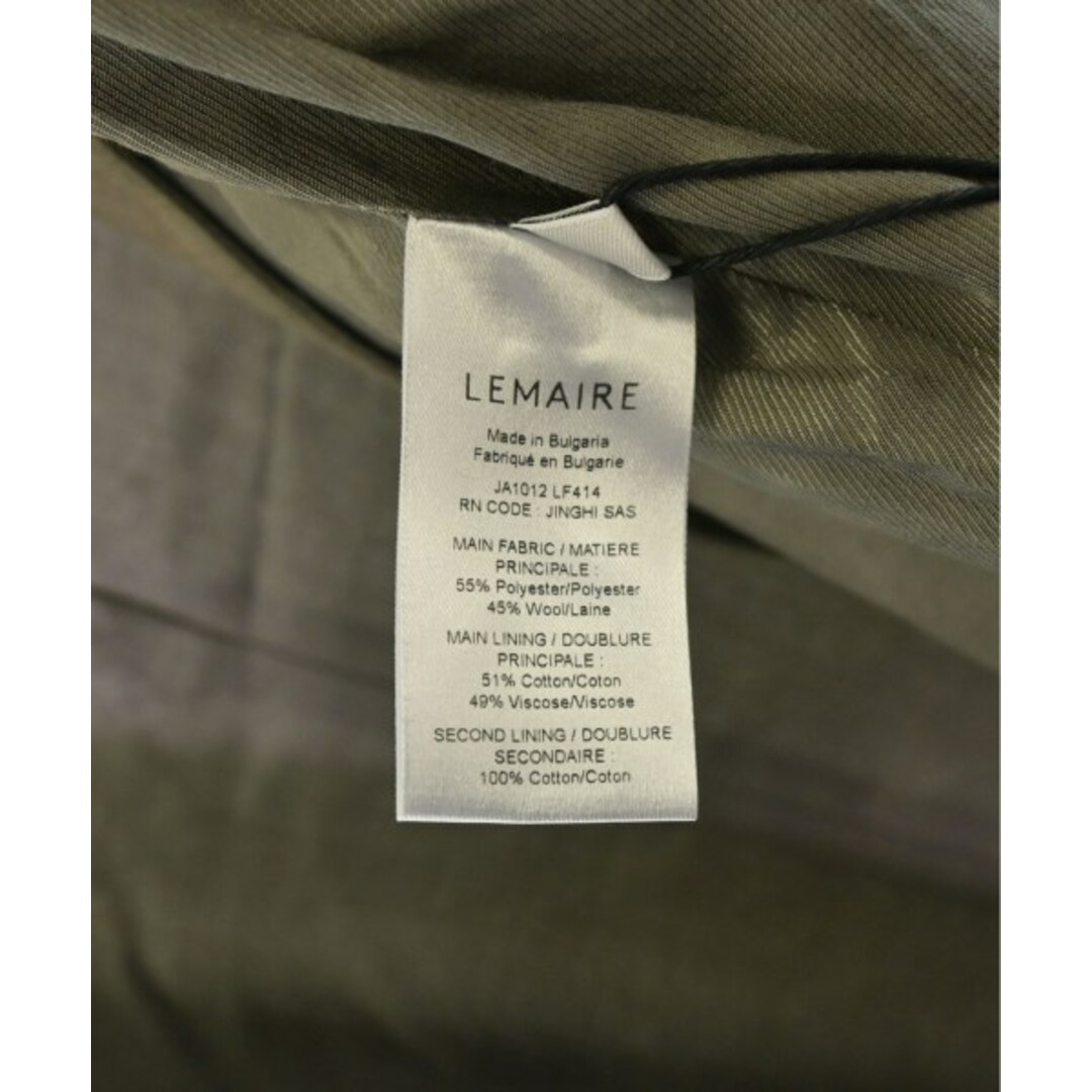 LEMAIRE(ルメール)のLEMAIRE ルメール テーラードジャケット 46(M位) カーキ 【古着】【中古】 メンズのジャケット/アウター(テーラードジャケット)の商品写真