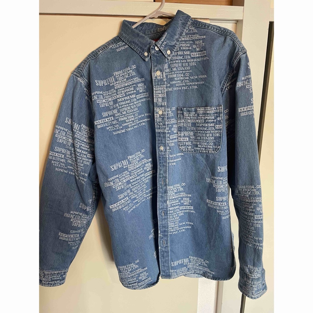 Supreme(シュプリーム)のsupreme denim shirt Lサイズ メンズのトップス(シャツ)の商品写真