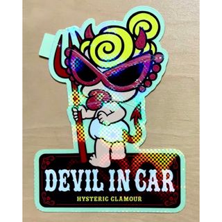 ヒステリックミニ(HYSTERIC MINI)のヒスミニ☆正規品☆新品☆DEVIL IN CAR☆デビルインカー☆外貼り☆14(車外アクセサリ)