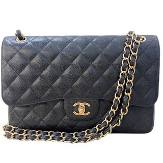 シャネル(CHANEL)の　シャネル CHANEL デカマトラッセ30 A58600 ブラック/GD金具 マットキャビアスキン ショルダーバッグ(ショルダーバッグ)