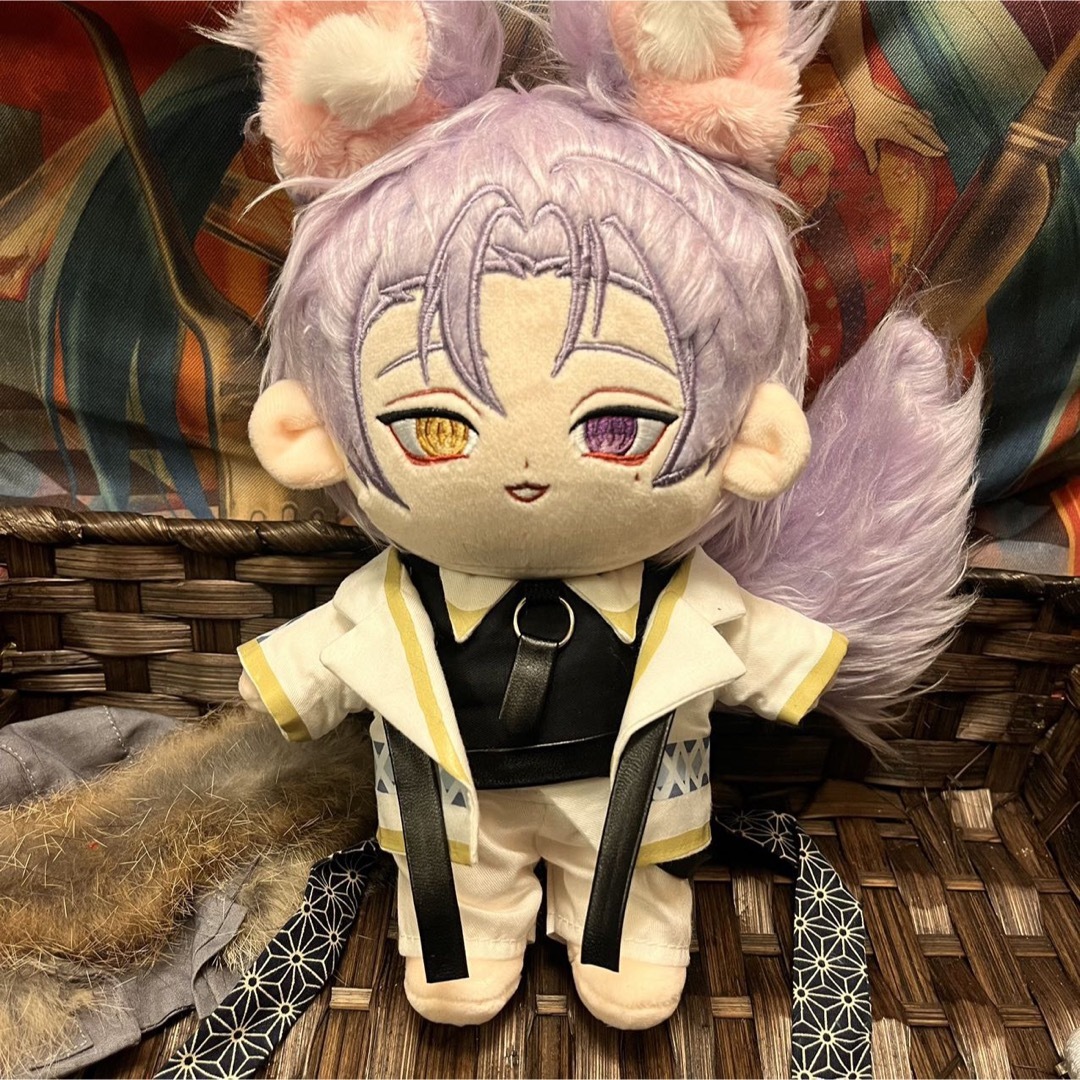 NU:カーニバル 玖夜 ぬいぐるみ 着せ替え 20cm 耳しっぽ付き NU:カーニバル 玖夜 ぬいぐるみ 着せ替え 20cm 耳しっぽ付き