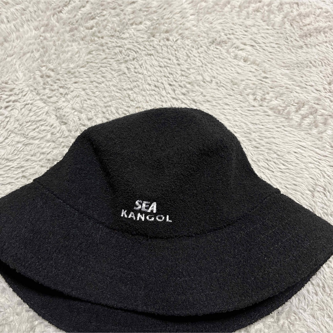 WIND AND SEA - WIND AND SEA KANGOL バケットハット HAT ブラックの