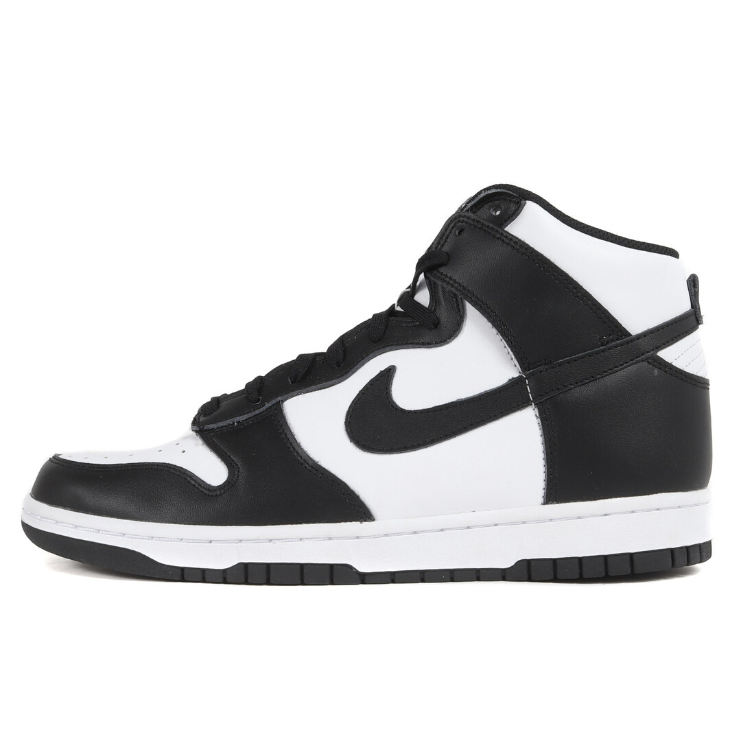 スニーカー新品 NIKE ナイキ サイズ:27.5cm DUNK HI RETRO WHITE BLACK (DD1399-105) ダンク ハイ レトロ ホワイト ブラック 白黒 US9.5 ハイカット スニーカー シューズ 靴 【メンズ】