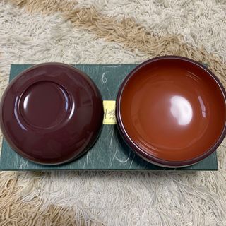 未使用　川連漆器　パープル　小鉢(食器)