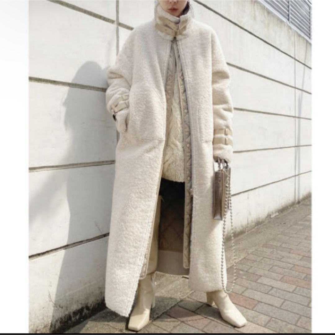 Ameri VINTAGE(アメリヴィンテージ)のAmeri vintage 3WAY ECO MOUTON COAT レディースのジャケット/アウター(ムートンコート)の商品写真