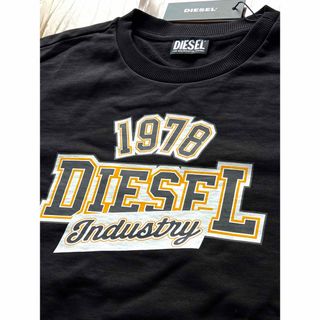 ディーゼル(DIESEL)のDIESEL  新品未使用　XLサイズ　スウェット　トレーナー　黒　ディーゼル(スウェット)