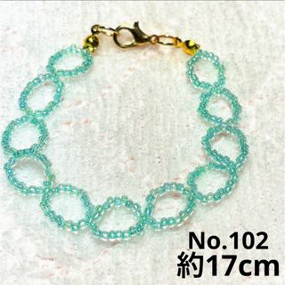 No.102 ブレスレット ハンドメイド(ブレスレット/バングル)