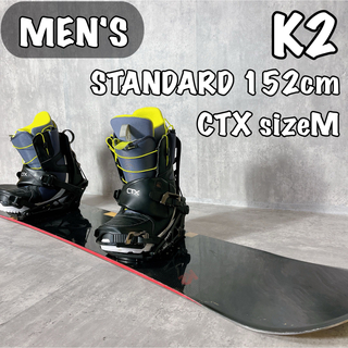 ケーツー(K2)のブーツ無し！K2　152cm　メンズ　スノーボード　2点 セット　初心者(ボード)