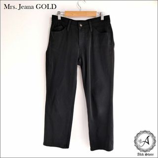 Mrs.Jeana レディース パンツ テーパードパンツ 黒 日本製(カジュアルパンツ)