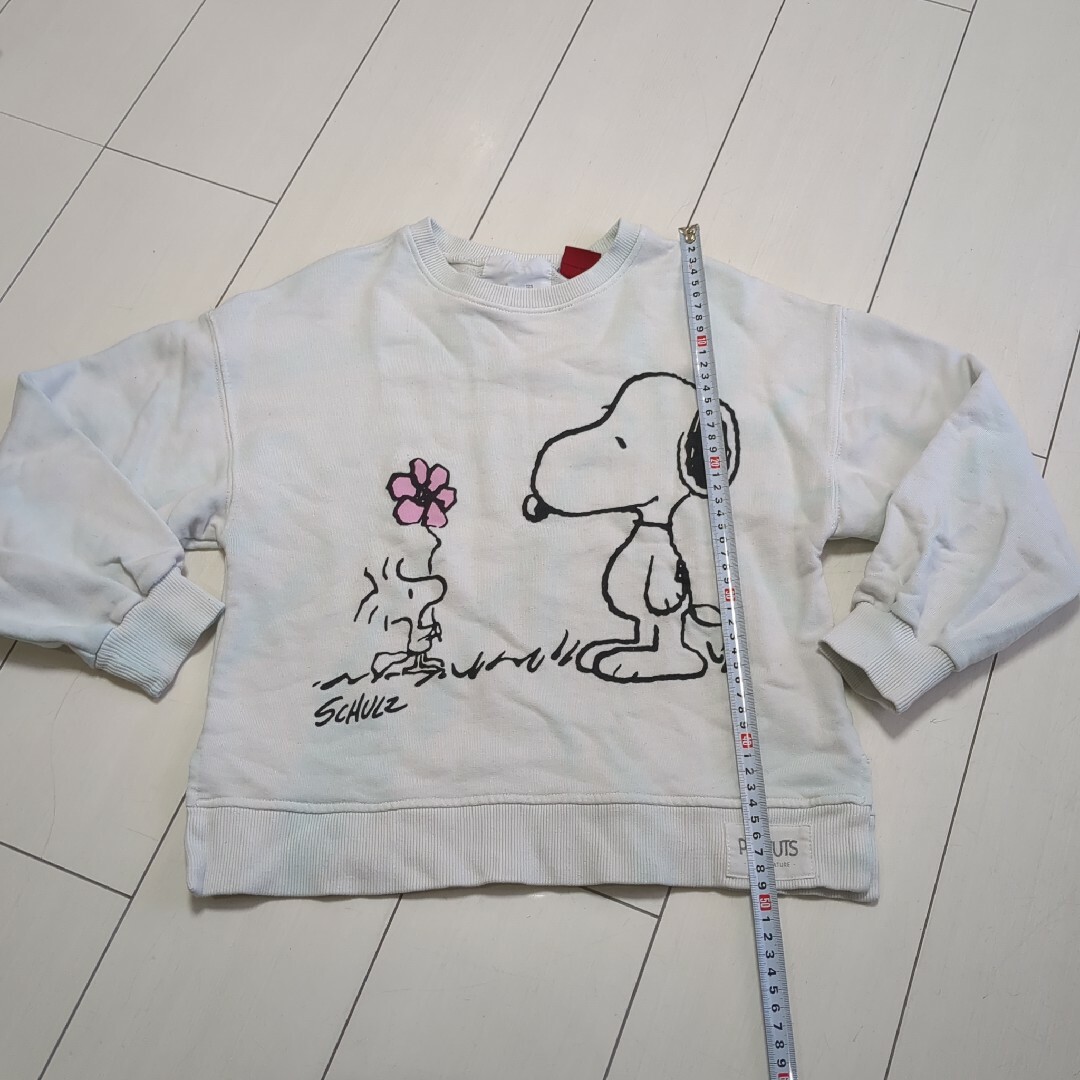 ZARA(ザラ)のZARA　PEANUT　SNOOPY　タイダイトレーナー キッズ/ベビー/マタニティのキッズ服女の子用(90cm~)(Tシャツ/カットソー)の商品写真